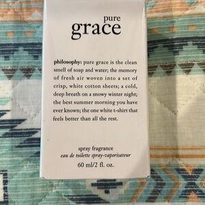 Never opened pure grace spray fragrance by philosophy